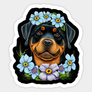 rottweiler dog lovers Sticker